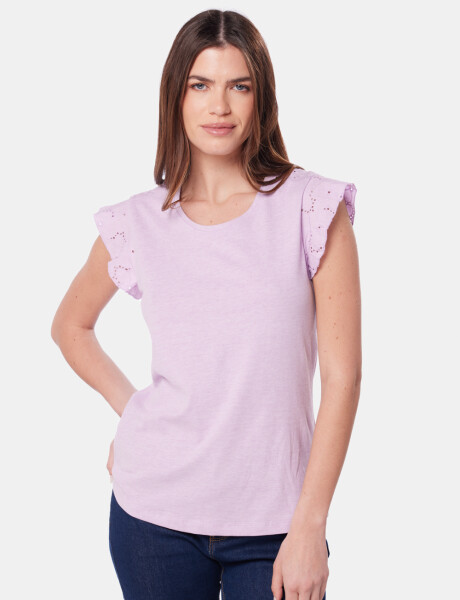 REMERA LISA Lila