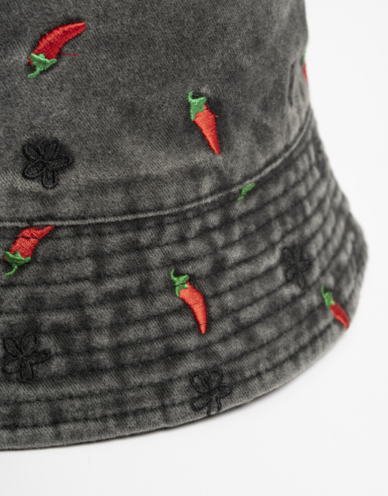 Sombreros verano Sombrero Piluso Bordado - Combinacion Multicolor