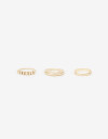 Sets Anillos Metal Set Anillos Metal - Dorado