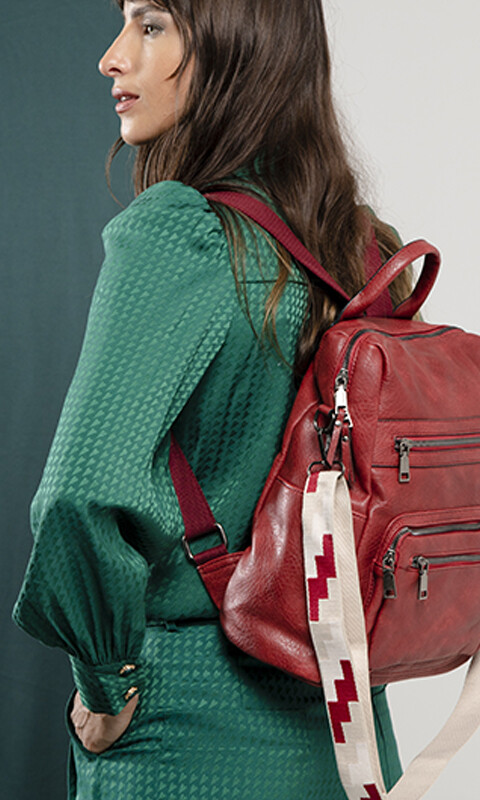 MOCHILA BROOKLYN GRANATE