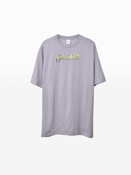 REMERA SNOW WHITE AND THE SEVEN GRIS CLARO