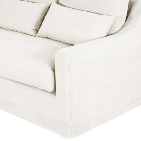 SOFÁ 3 CUERPOS TELA NATURAL-BEIGE SINGAPUR CRUDO