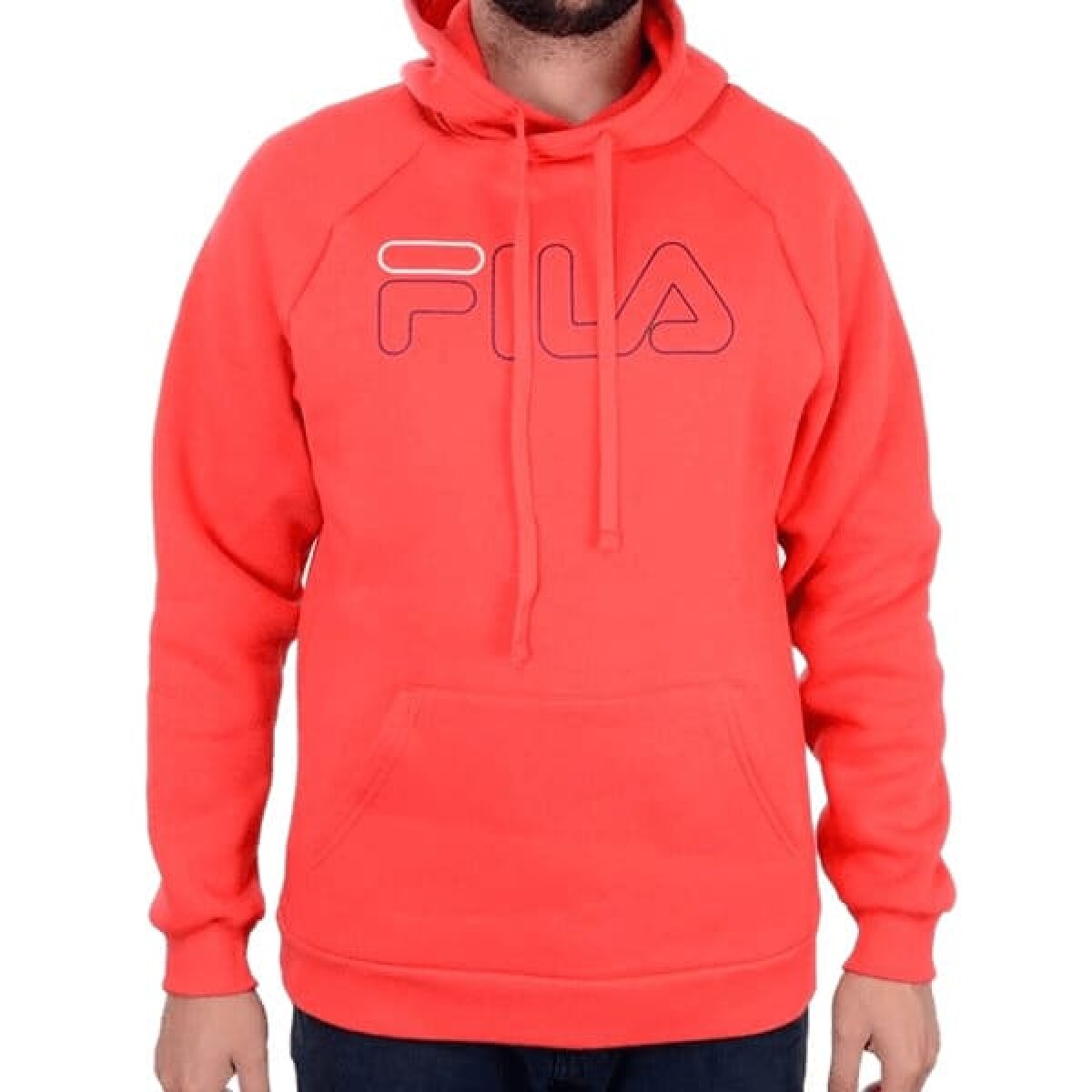 Canguro Fila Moda Hombre Letter Outline Win Rojo - S/C 