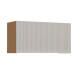 Aereo Heladera Mobiliario Cocina Mdf Simone Gamas De Beige