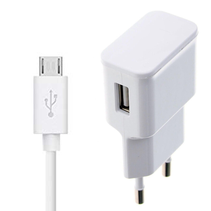 Adaptador Pared 220v Usb 2.0a + Cable Micro Usb Adaptador Pared 220v Usb 2.0a + Cable Micro Usb