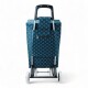 Carrito De Compras Estilo Europeo 4 Ruedas Azul Marino