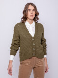 CARDIGAN MAURA Verde Militar