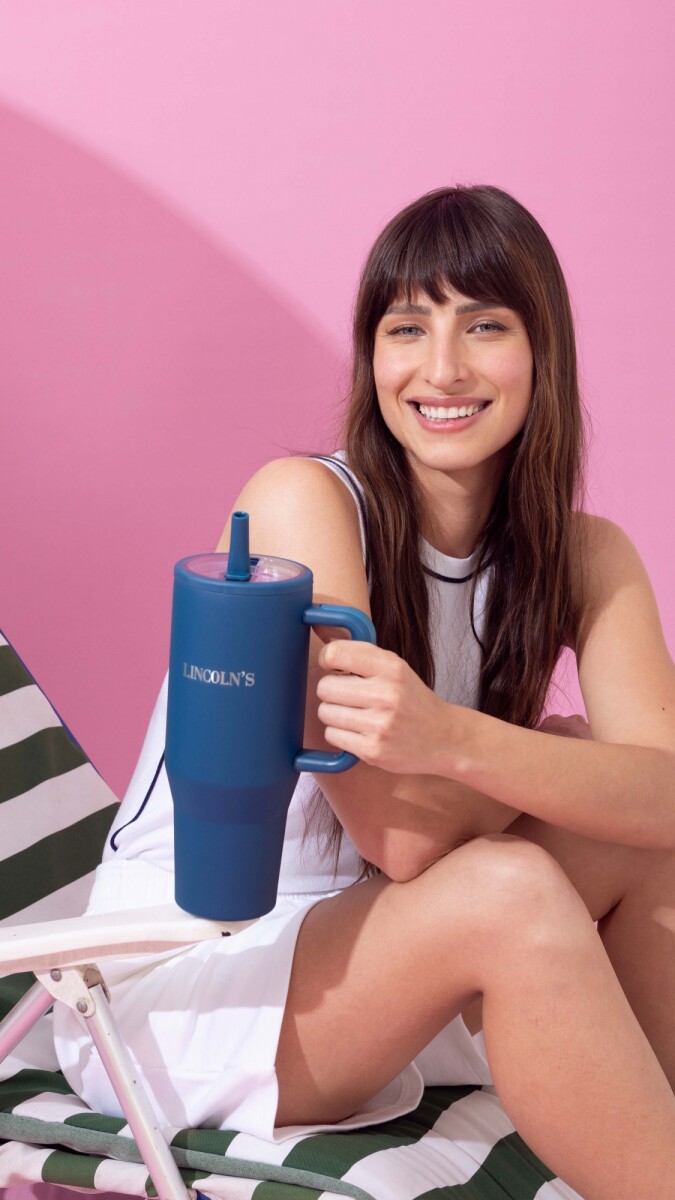 VASO TERMICO DRINKS - AZUL 