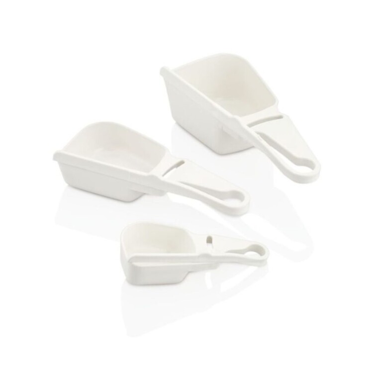 SET 3 CUCHARAS MEDIDORAS BLANCO