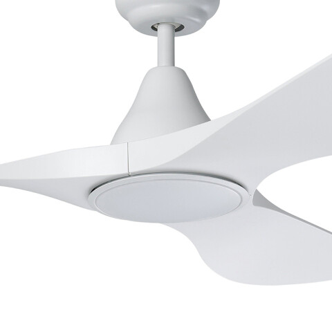 Ventilador de techo blanco Ø1320mm con luz 19W EG0194
