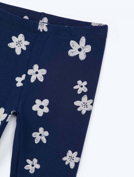 CALZA INFANTIL ESTAMPADA AZUL