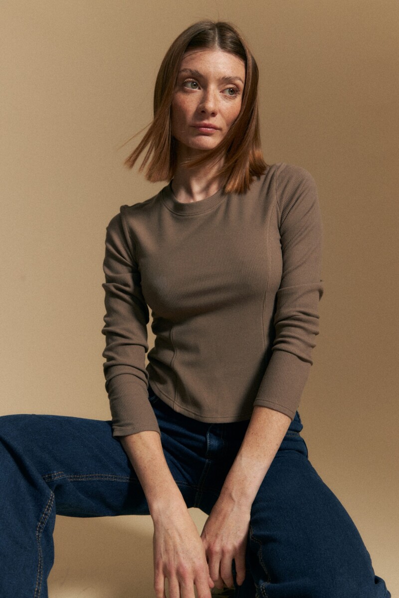 REMERA TRAVIS Visón