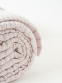 Cubrecama 2 Plazas Microfibra Washed Blanco