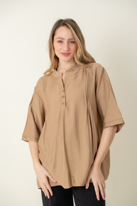 BLUSA FREESIA Camel