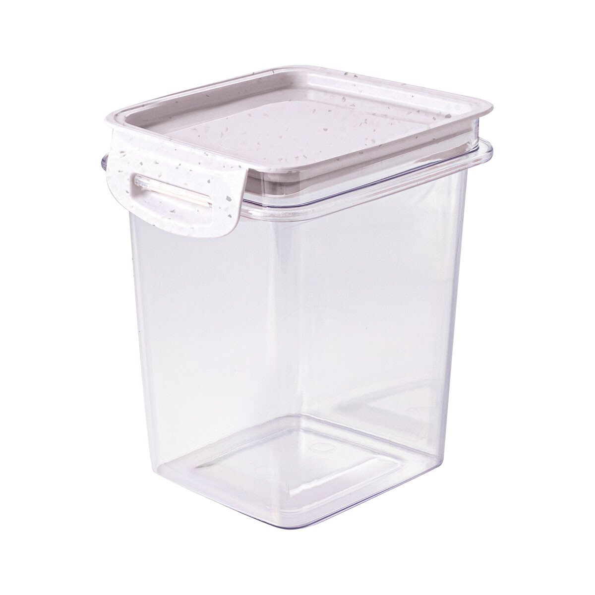 Pote Rectangular con Traba Cristal 830ML - Adulto 