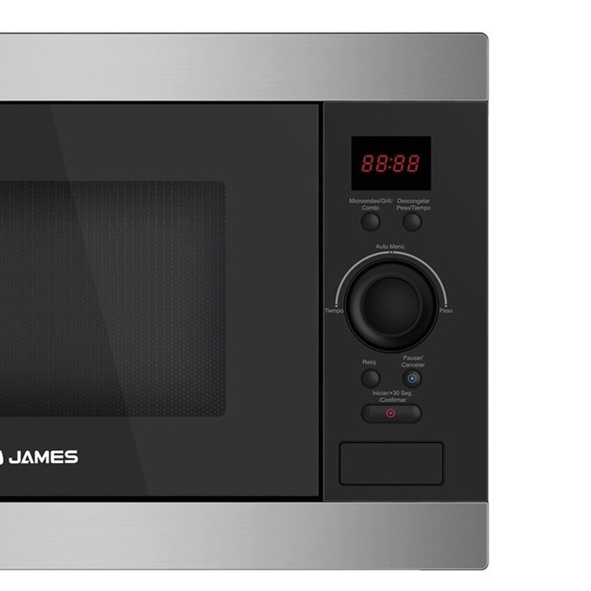 Microondas de empotrar James 28 Lts. negro digital Microondas de empotrar James 28 Lts. negro digital