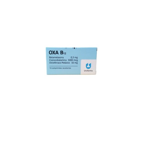 Analgésico Antiinflamatorio Oxa B12 10 Comprimidos 001