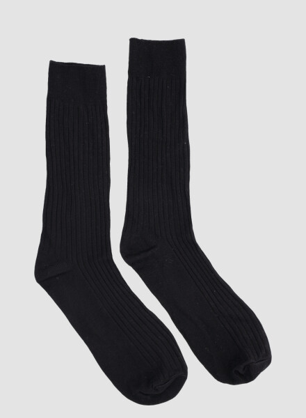 Medias de vestir sin elástico Negro