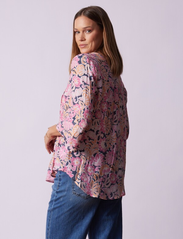 Blusa Flores ROSA/MULTI