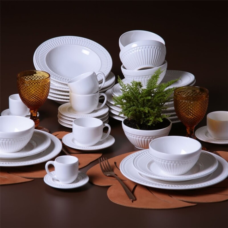 PLATO DE POSTRE RAVENA ROMA BLANCO PORTO D20.5CM PLATO DE POSTRE RAVENA ROMA BLANCO PORTO D20.5CM