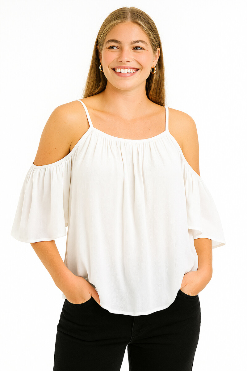 Blusa Ombe - Blanco 
