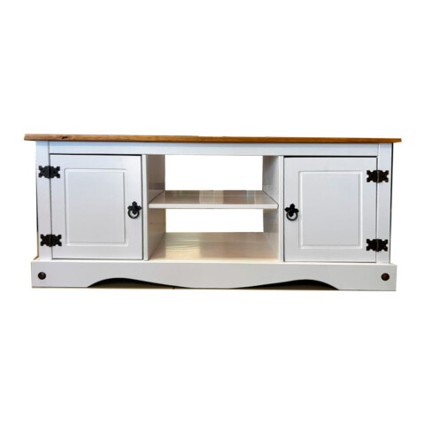 RACK 2 PUERTAS 1 ESTANTE BLANCO MEX04BL RACK 2 PUERTAS 1 ESTANTE BLANCO MEX04BL