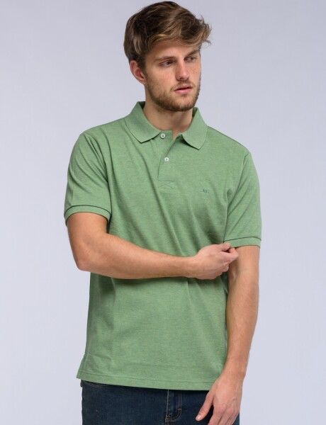 Remera polo pique lisa Lima