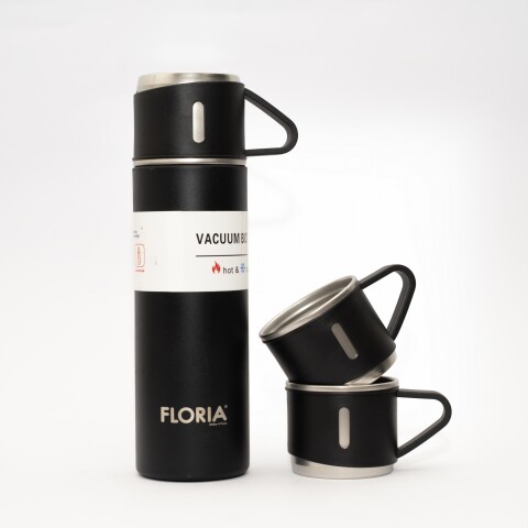 TERMO FLORIA ACERO 750cc PACK CON TAZAS Unica