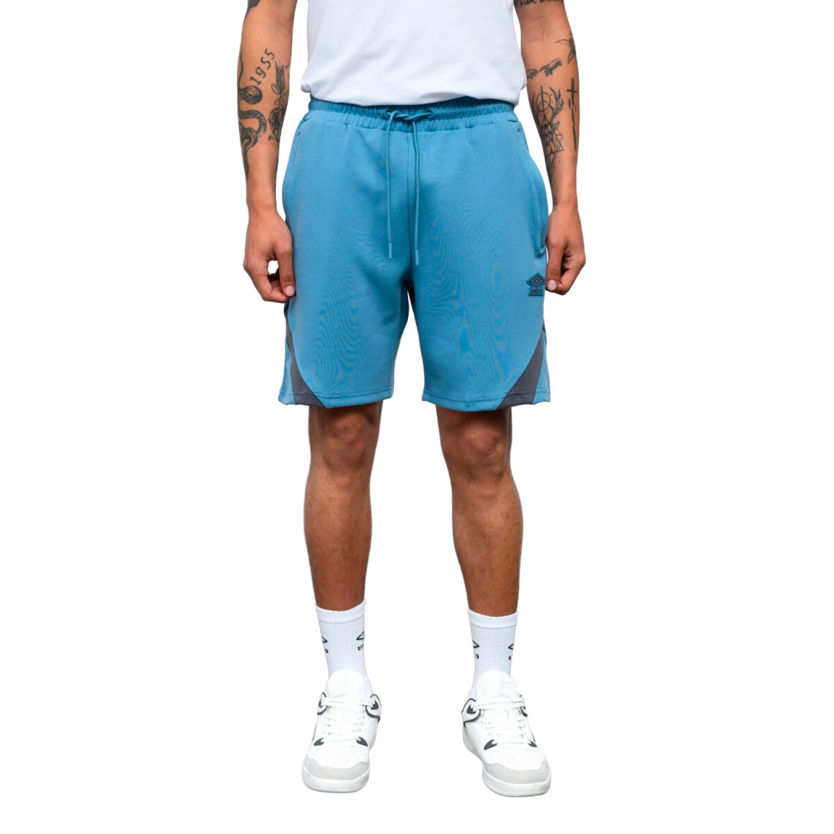 Bermuda de Hombre Umbro Rub - Azul - Piedra 