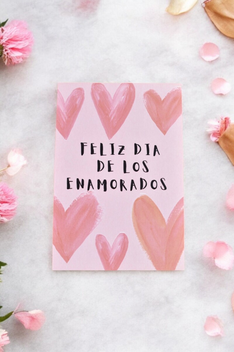 Tarjeta san valentin 10x15 - DISEÑO 2 