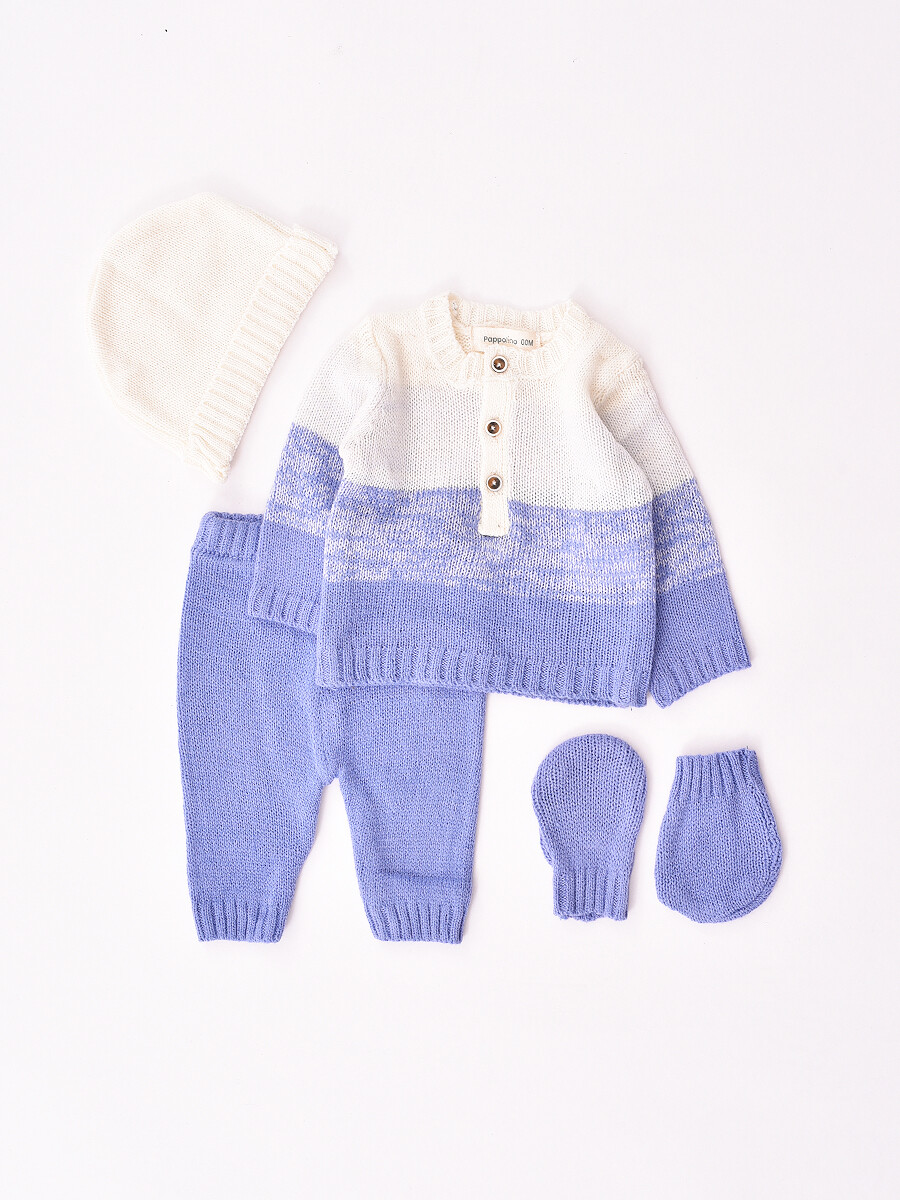 CONJUNTO RECIEN NACIDO - AZUL 