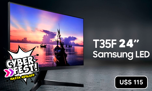 Monitor Samsung 24" oferta Cyberfest