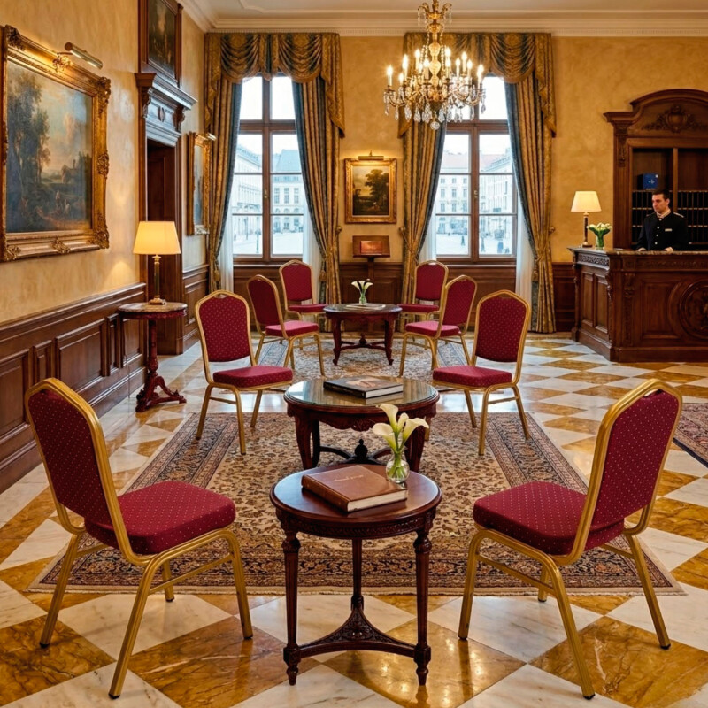 Silla Hotel Milton Rojo