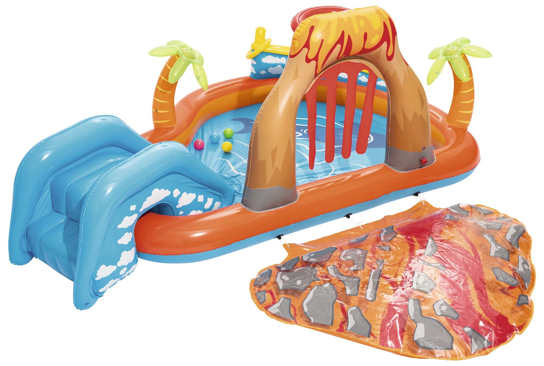 PISCINA JUNGLA CON TOBOGAN BESTWAY 53069 