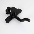 Barral De Ducha Con Teléfono de Ducha Cabezal Brazo Manguera y Monocomando Acero inoxidable Negro Barral De Ducha Con Teléfono de Ducha Cabezal Brazo Manguera y Monocomando Acero inoxidable Negro