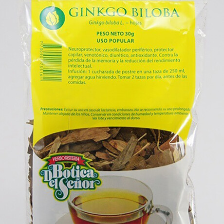 Infusiones en bolsa Botica del Señor Ginkgo Biloba 30 g