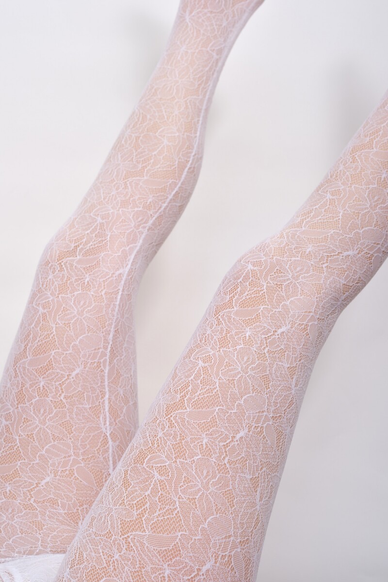 Medias Lace Blanco