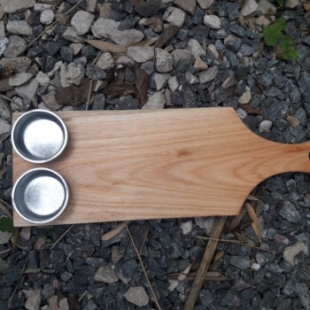 Tabla madera buho c/dip Galei aluminio 42x14 cm Aluma Tabla madera buho c/dip Galei aluminio 42x14 cm Aluma