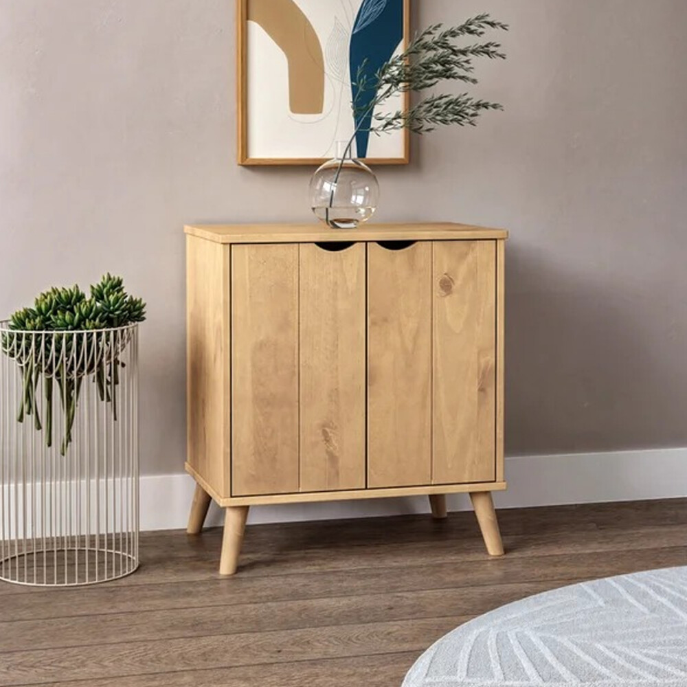 APARADOR ARMARIO 2 PUERTAS EN MADERA MACIZA MADERA