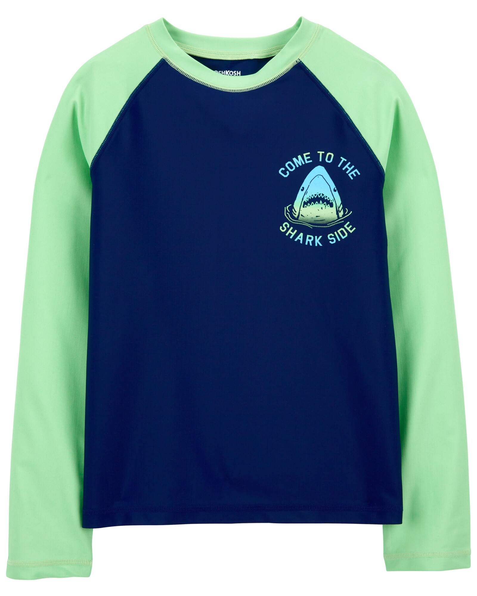 Remera de baño manga larga con protección UPF 50+ diseño colorblock Sin color