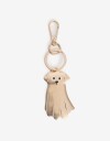 Llavero Metal Llavero Perro Fantasma De Metal Con Esmlate. - Dorado