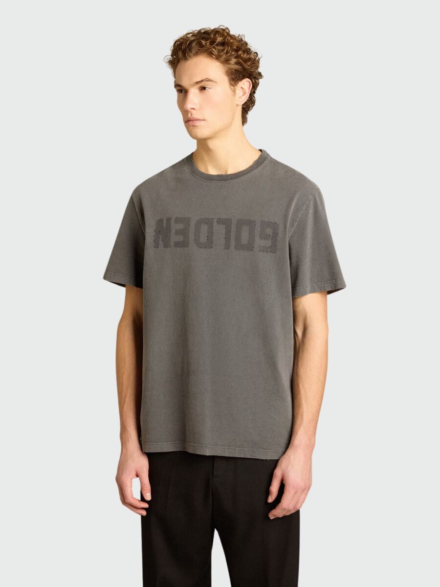 GOLDEN GOOSE - Remera Efecto Desgastado 