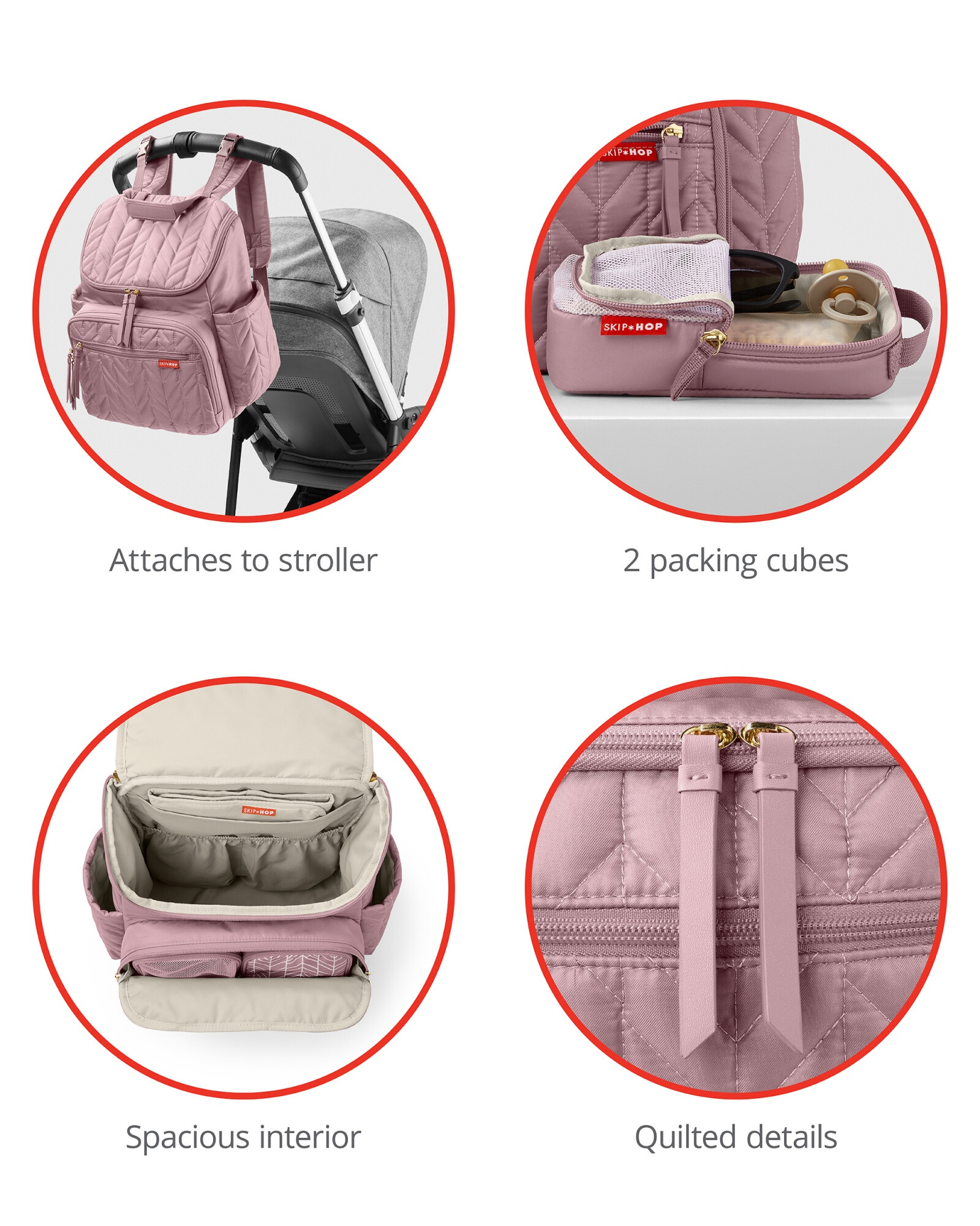 Mochila maternal Forma, rosa Mochila maternal Forma, rosa