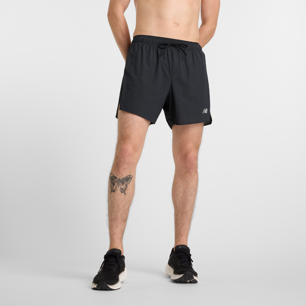 Short Running Rc Ultra Light Split Short 5 Hombre Black