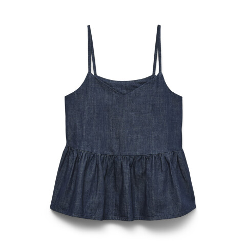 VMBIANCE SL DENIM SLIP TOP SI370 Dark Blue Denim