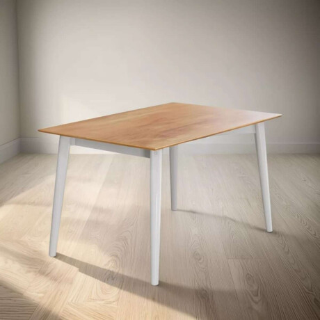 Mesa de comedor Livie 160 cm Udine Blanco