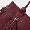 Shopper Oak En Efecto Cuero Graneado Bordeaux