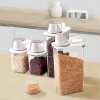 Contenedor plástico para cocina despensa 1.1L