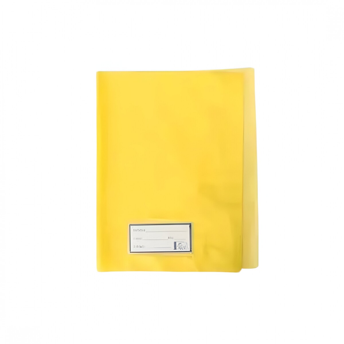 FORRO PVC CUADERNOLA AMARILLO 