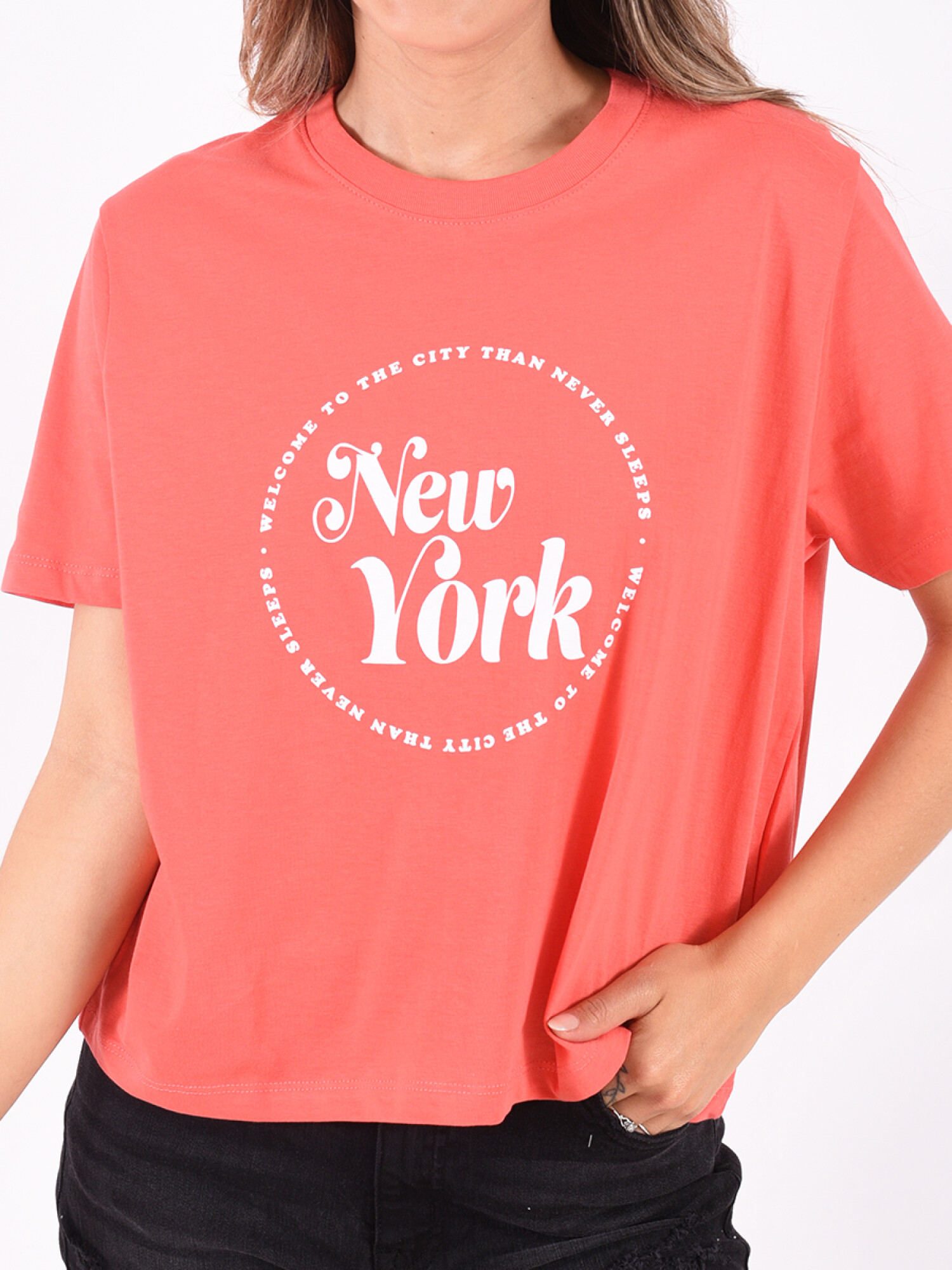 REMERA NEW YORK ROJO — Guapa